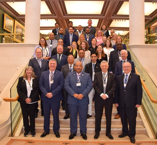Delegates at the 2023 CPA Small Branches Workshop on Disaster Risk Management hosted at Guildhall, London, UK